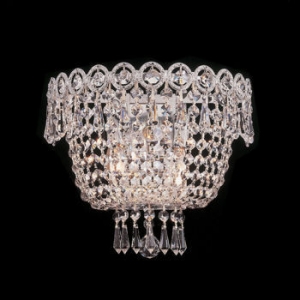 NEW! Lighting by Pecaso Chrome Ashonte Wall Sconce