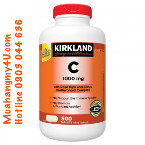 Kirkland Signature - Vitamin C 1000 mg., 500 Tablets