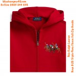 Polo Ralph Lauren Boys 8-20 Triple-Pony Fleece Full-Zip Hoodie