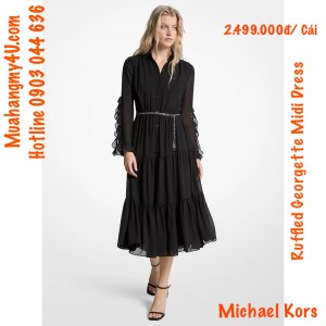 Michael Kors - Ruffled Georgette Midi Dress